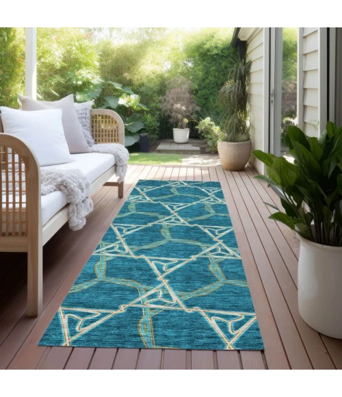 Addison Chantille ACN959-Teal 2 ft. 3 in. X 7 ft. 6 in. Rectangle Rug