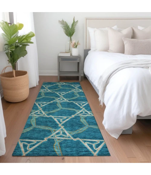 Addison Chantille ACN959-Teal 2 ft. 3 in. X 7 ft. 6 in. Rectangle Rug