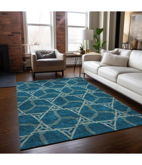 Addison Chantille ACN959-Teal 3 ft. X 5 ft. Rectangle Rug