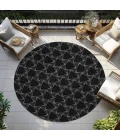 Addison Chantille ACN960-Black 8 ft. X 8 ft. Round Rug