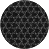 Addison Chantille ACN960-Black 8 ft. X 8 ft. Round Rug