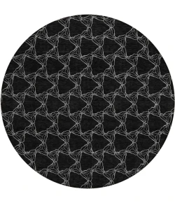 Addison Chantille ACN960-Black 8 ft. X 8 ft. Round Rug