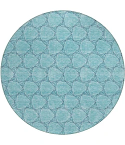 Addison Chantille ACN960-Teal 8 ft. X 8 ft. Round Rug