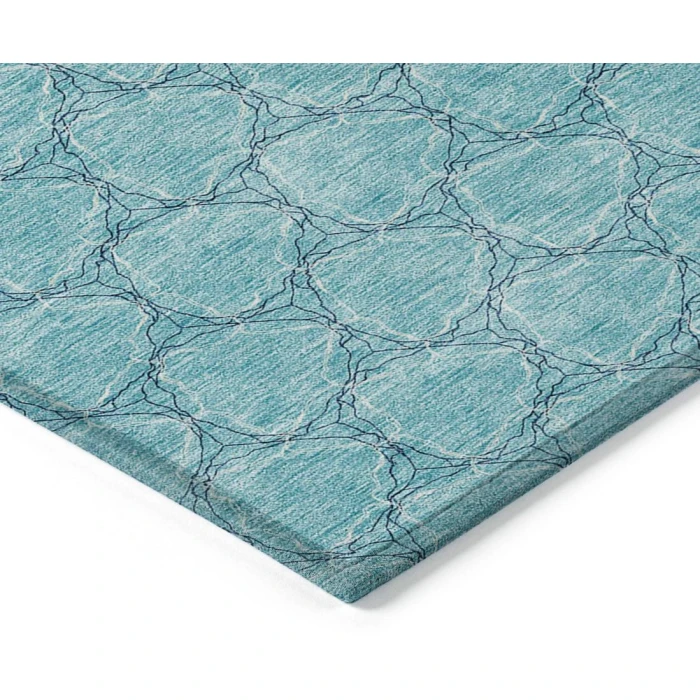 Addison Chantille ACN960-Teal 8 ft. X 8 ft. Round Rug
