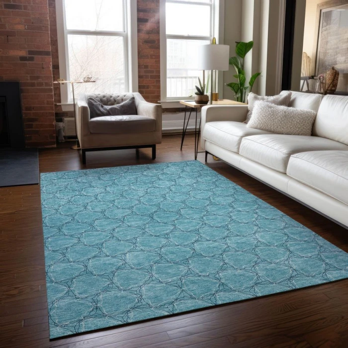 Addison Chantille ACN960-Teal 9 ft. X 12 ft. Rectangle Rug