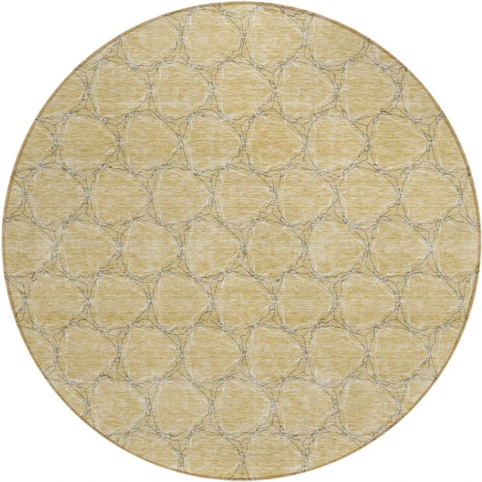 Addison Chantille ACN960-Wheat 8 ft. X 8 ft. Round Rug