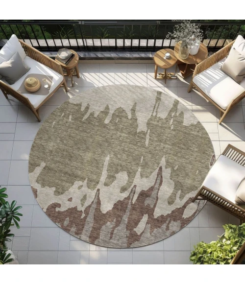 Addison Chantille ACN961-Beige 8 ft. X 8 ft. Round Rug