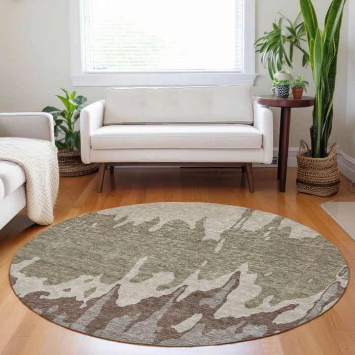 Addison Chantille ACN961-Beige 8 ft. X 8 ft. Round Rug