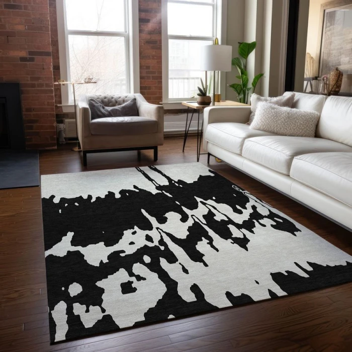 Addison Chantille ACN961-Black 5 ft. X 7 ft. 6 in. Rectangle Rug