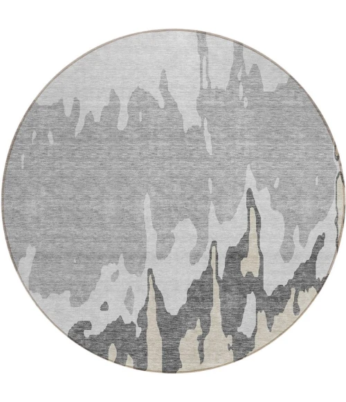 Addison Chantille ACN961-Gray 8 ft. X 8 ft. Round Rug