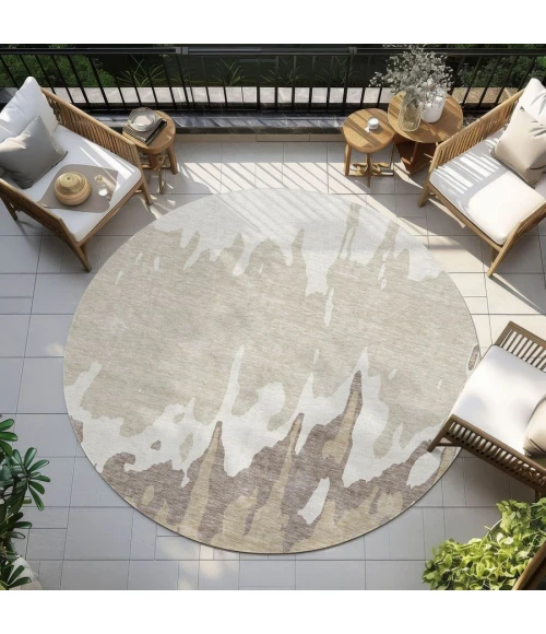 Addison Chantille ACN961-Ivory 8 ft. X 8 ft. Round Rug