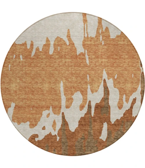 Addison Chantille ACN961-Paprika 8 ft. X 8 ft. Round Rug