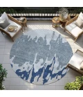 Addison Chantille ACN961-Sky 8 ft. X 8 ft. Round Rug