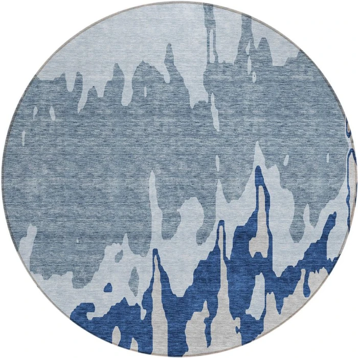 Addison Chantille ACN961-Sky 8 ft. X 8 ft. Round Rug