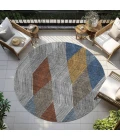 Addison Chantille ACN962-Gray 8 ft. X 8 ft. Round Rug