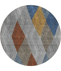 Addison Chantille ACN962-Gray 8 ft. X 8 ft. Round Rug