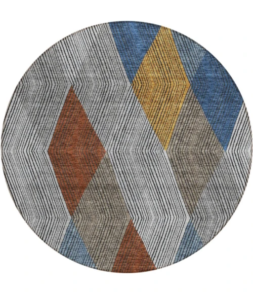 Addison Chantille ACN962-Gray 8 ft. X 8 ft. Round Rug
