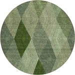 Addison Chantille ACN962-Green 8 ft. X 8 ft. Round Rug