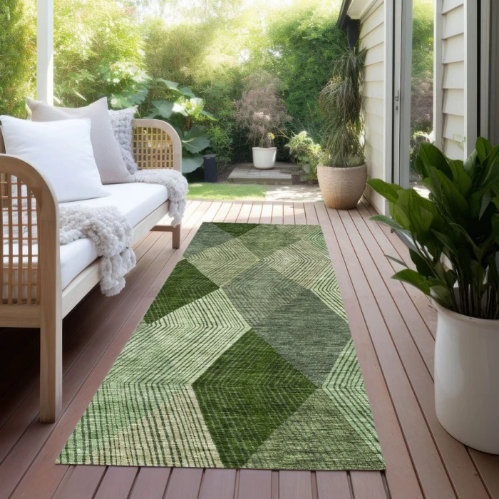 Addison Chantille ACN962-Green 2 ft. 3 in. X 7 ft. 6 in. Rectangle Rug