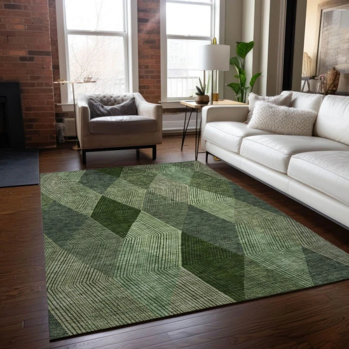 Addison Chantille ACN962-Green 5 ft. X 7 ft. 6 in. Rectangle Rug