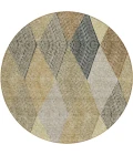 Addison Chantille ACN962-Mocha 8 ft. X 8 ft. Round Rug