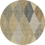 Addison Chantille ACN962-Mocha 8 ft. X 8 ft. Round Rug