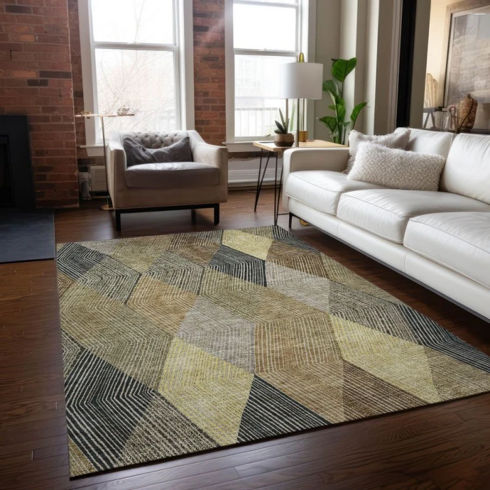 Addison Chantille ACN962-Mocha 5 ft. X 7 ft. 6 in. Rectangle Rug