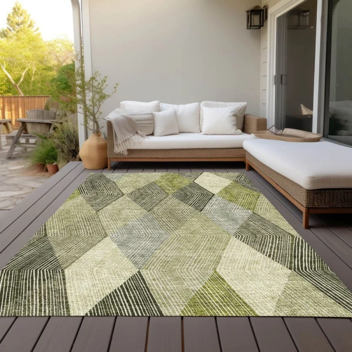 Addison Chantille ACN962-Olive 10 ft. X 14 ft. Rectangle Rug