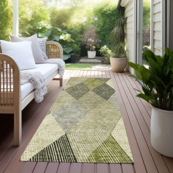 Addison Chantille ACN962-Olive 2 ft. 3 in. X 7 ft. 6 in. Rectangle Rug