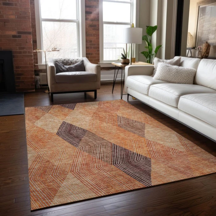 Addison Chantille ACN962-Orange 3 ft. X 5 ft. Rectangle Rug