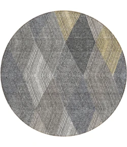 Addison Chantille ACN962-Pewter 8 ft. X 8 ft. Round Rug