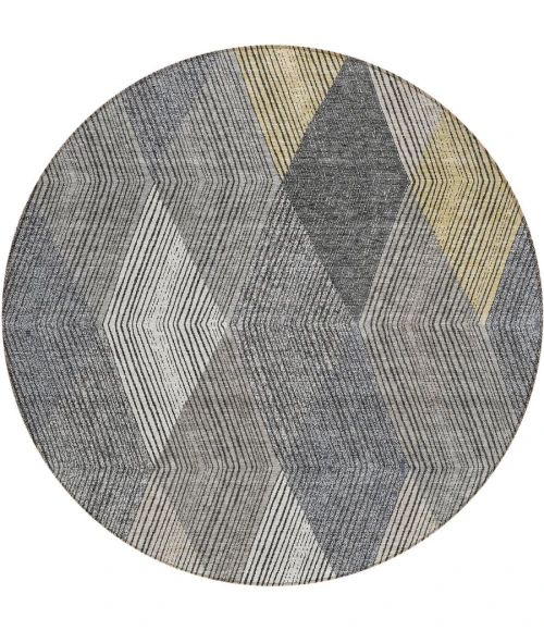 Addison Chantille ACN962-Pewter 8 ft. X 8 ft. Round Rug
