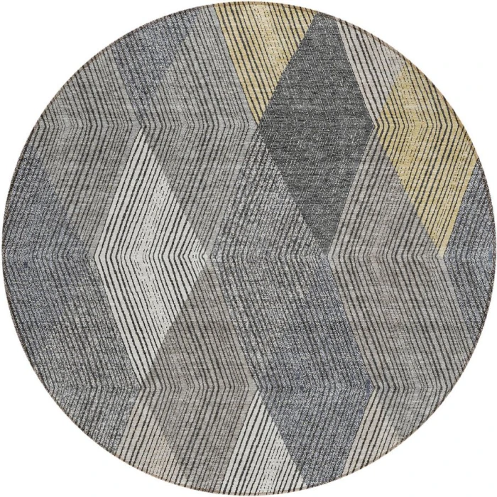 Addison Chantille ACN962-Pewter 8 ft. X 8 ft. Round Rug