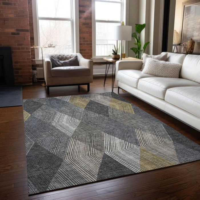 Addison Chantille ACN962-Pewter 5 ft. X 7 ft. 6 in. Rectangle Rug
