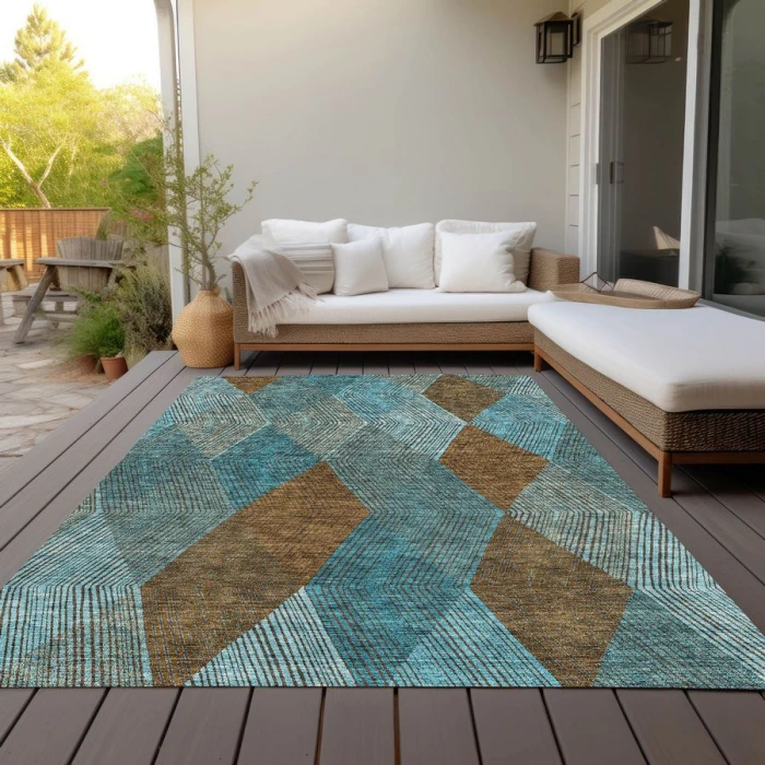 Addison Chantille ACN962-Teal 9 ft. X 12 ft. Rectangle Rug