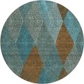 Addison Chantille ACN962-Teal 8 ft. X 8 ft. Round Rug