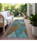 Addison Chantille ACN962-Teal 2 ft. 3 in. X 7 ft. 6 in. Rectangle Rug