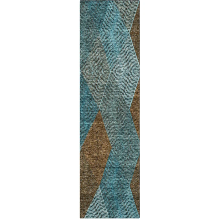 Addison Chantille ACN962-Teal 2 ft. 3 in. X 7 ft. 6 in. Rectangle Rug