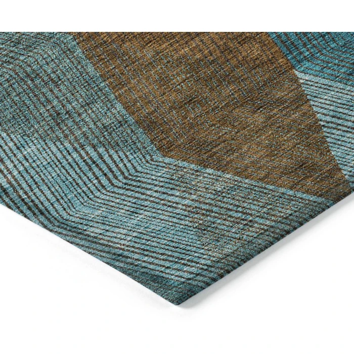 Addison Chantille ACN962-Teal 8 ft. X 8 ft. Round Rug