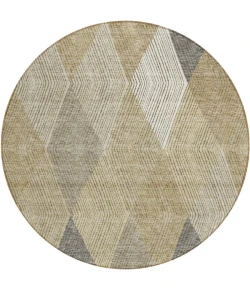 Addison Chantille ACN962-Wheat 8 ft. X 8 ft. Round Rug