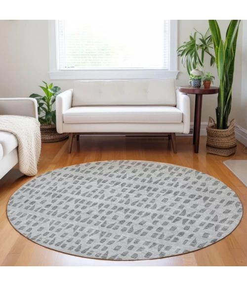 Addison Chantille ACN963-Gray 8 ft. X 8 ft. Round Rug