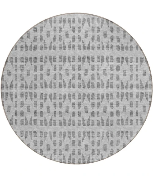 Addison Chantille ACN963-Gray 8 ft. X 8 ft. Round Rug