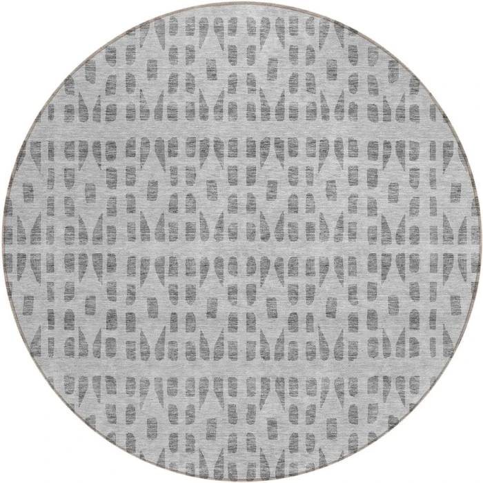 Addison Chantille ACN963-Gray 8 ft. X 8 ft. Round Rug