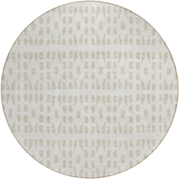 Addison Chantille ACN963-Ivory 8 ft. X 8 ft. Round Rug