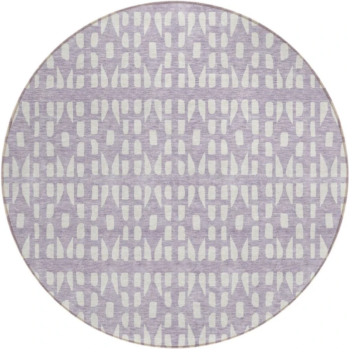 Addison Chantille ACN963-Lavender 8 ft. X 8 ft. Round Rug