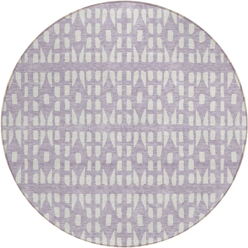 Addison Chantille ACN963-Lavender 8 ft. X 8 ft. Round Rug