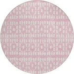 Addison Chantille ACN963-Pink 8 ft. X 8 ft. Round Rug