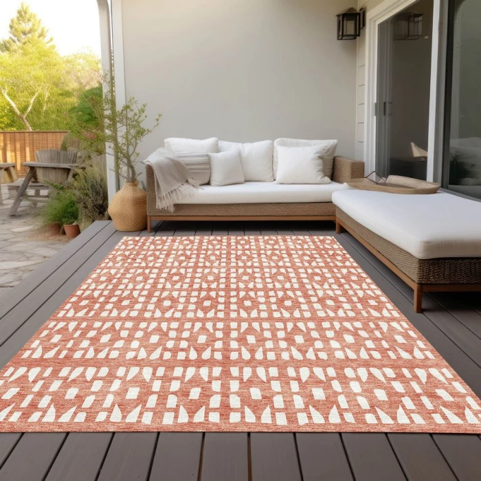 Addison Chantille ACN963-Salmon 10 ft. X 14 ft. Rectangle Rug
