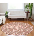 Addison Chantille ACN963-Salmon 8 ft. X 8 ft. Round Rug
