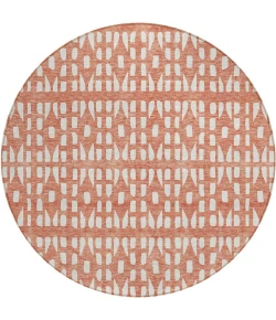 Addison Chantille ACN963-Salmon 8 ft. X 8 ft. Round Rug